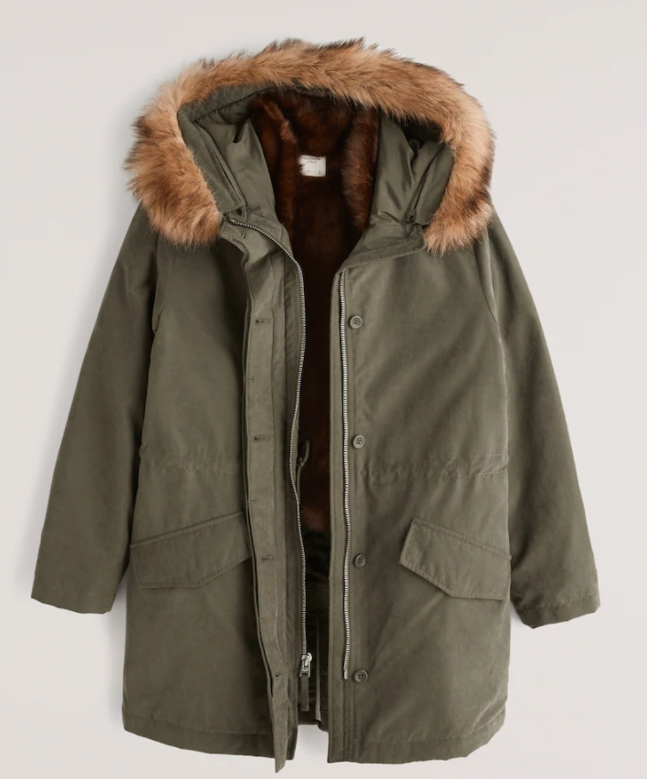 Abercrombie and Fitch A&F 3-in-1 Parka